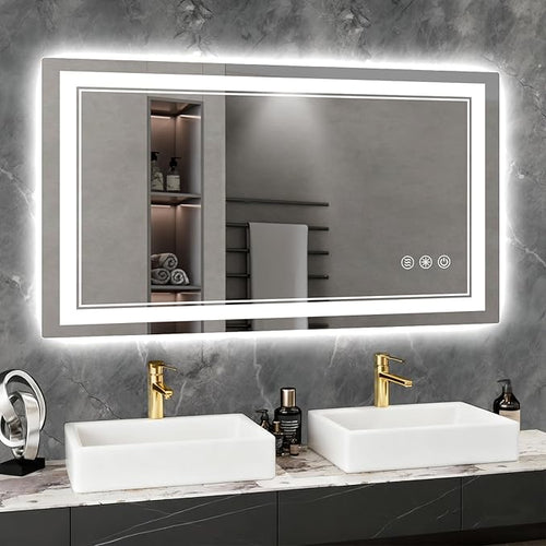 40x24 Inch LED Bathroom Mirror by Wedhouc