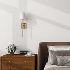 Grasscloth Textured Wallpaper White Gray Linen Thick 24" X 394" Fabric Contact - Image 2