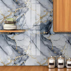 Chejiaye 22pcs Marble Peel and Stick Backsplash Surface Waterproof Wall Panels - Image 3