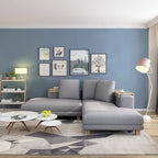 Safiyya 197"x17.7" Peel and Stick Wallpaper Blue Contact Paper Temporary Solid - Image 3