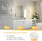 Combuh Modern Bathroom Vanity Light Fixtures Above Mirror Soft Shadow Free - Image 5