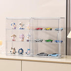 4 Pack 3 Tier Clear Display Case - Image 7