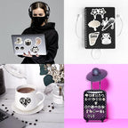 170PCS Y2K Grunge Stickers, Aesthetic Downtown Girls Pack Cool Trendy 2000s for Water Bottle Funny Waterproof Stickers for Teens Adults Vinyl for Laptop Skateboard