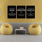 Framed Canvas Wall Art Success Quote, Office Wall Art, Positive Motivational - Image 4