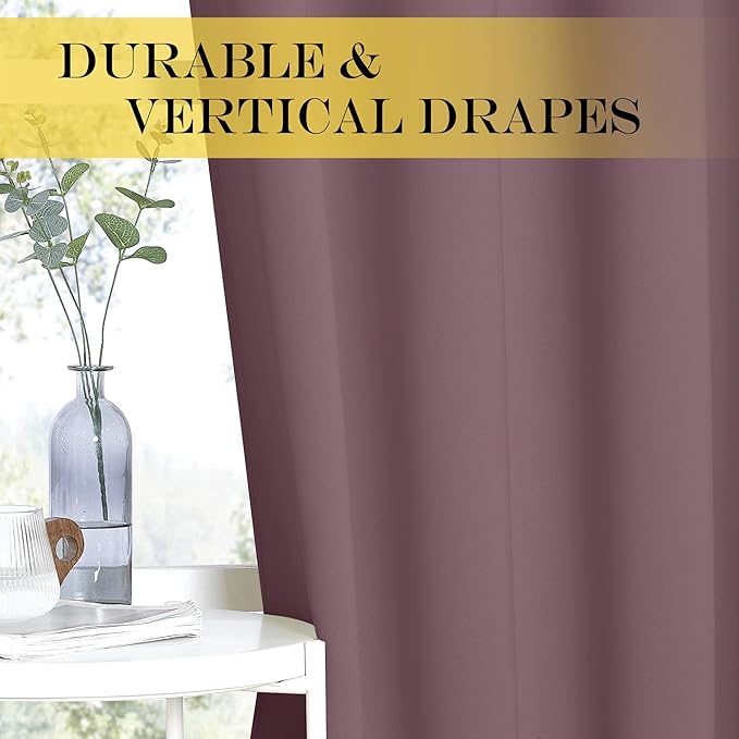 NICETOWN Sliding Door Curtains 95 inches Long - Image 5