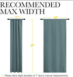 NICETOWN 2 Panels Blackout Curtains, Rod Pocket Thermal Insulated Drapes - Image 6