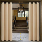NICETOWN Door Screen Cover for Air Conditioner Room, Insulated Faux Accordion - Image 2