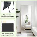 Sunniry Floor Mirror Full Length 56x18 inch, Full Length Mirror - Image 3