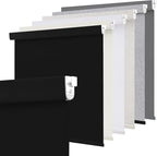 SUNOFF No Drill Tools Cordless Blackout Roller Shades Blinds by SUNOFF