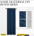 NICETOWN Bedroom Curtain Panels Blackout Draperies, Thermal Insulated Solid - Image 5