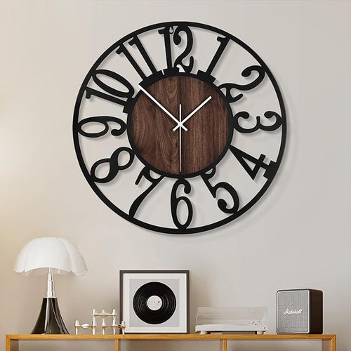 1st owned Large Wall Clock for Living Room Decor- 20" Decorative Antique Silent by Wallclockdecor