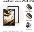 Framed Gold Abstract Wall Art Set of 2 - Image 6