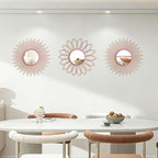 3 Pack Metal Mirrors for Wall Sunburst Wall Mirrors Home Décor Decorative - Image 7