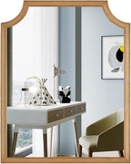 WallBeyond Scalloped Wood Mirror - Image 8