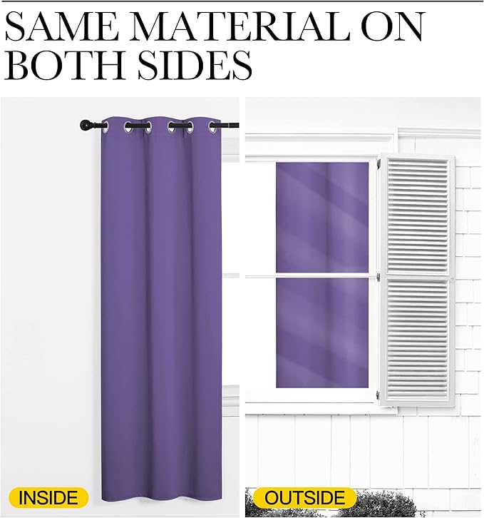 NICETOWN Room Darkening Curtains - Image 5