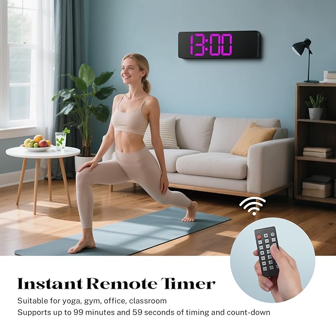 Digital Clock Large Display, Led Big Wall Clocks - Image 6