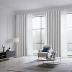 CUCRAF Grayish White Blackout Curtains 63 inch Length 2 Panels Set, Rod Pocket - Image 8
