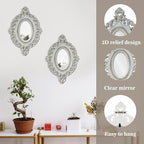 ZEXUIRU 4 Set. Rustic Wall Mirrors - Image 5