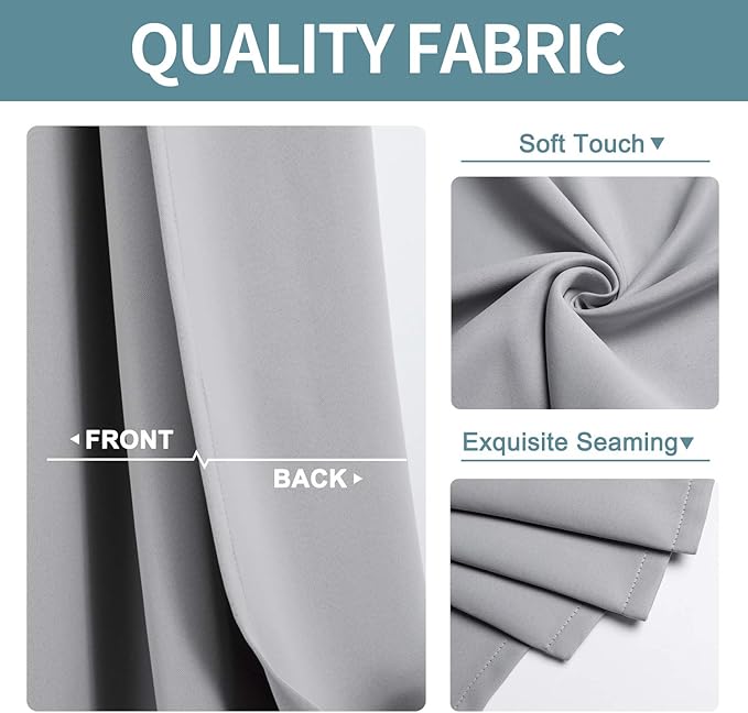 ChrisDowa Blackout Door Curtains - Image 5