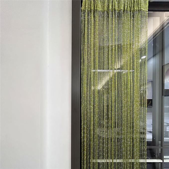 ave split Decorative Door String Curtain Wall Panel Fringe Window Room Divider - Image 5