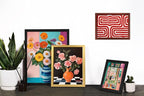 16 PCS Framed Eclectic Wall Art Decor, Mid Century Modern Maximalist Home - Image 5