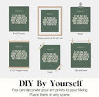 Locomiss Sage Green Christian Wall Art Decor Posters, Modern Bible Verse - Image 7