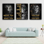 Motivational Wall Decor Art Inspirational Canvas Poster Print Inspiring Quotes - Image 8