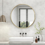 NEWBULIG 36 Inch Round Wall Mirror, Bathroom Mirror - Image 7