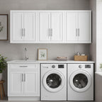 Crosley Furniture Savannah 3-Piece Wall Storage Cabinet, Cabinets - Image 8