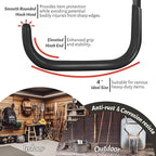 Garage Hooks 4 Inch, 6 Pack Heavy Duty Wall Hooks - Image 5