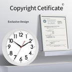 AKCISOT 12 Inch Wall Clock Silent Non Ticking Modern Wall Clocks Battery - Image 6