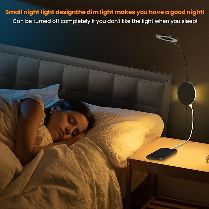 Wall Mounted Reading Light, Headboard Reading Lamp - Image 5