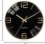 AYRELY® 12 Inch Silent Modern Wall Clocks Battery Operated, Wall Clock - Image 8
