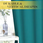 NICETOWN Sliding Door Curtain 108 Inches Long - Image 4
