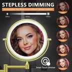 Auxmir 1X/30X Wall Mounted Makeup Mirror - Image 5