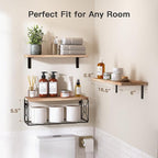 Amada Bathroom Shelves Over Toilet - Image 3