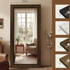 Full Length Mirror 71"x30", Large Solid Wood Frame Floor Mirror, Leaning Floor - Image 2