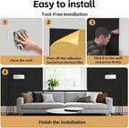RITOLLO 12 Pack Acoustic Wall Panels, 47.2X23.6X0.4 inch Decorative - Image 7