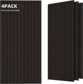 TO-TH Wood-Look Sound Panels, 4 Pack 47.2” x 23.6” Soundproof Wall Panels by TO-TH