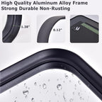 Easly 30"x40" Black Bathroom Mirror - Image 4