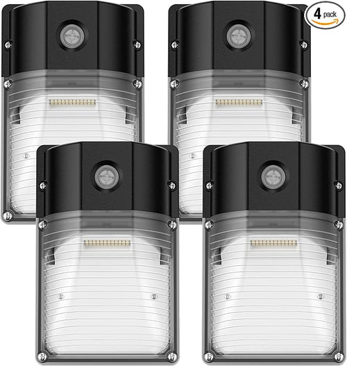 30W LED Wall Pack Light with Dusk to Dawn Sensor, 5000K Daylight, 120Vac Led by JC-LGL