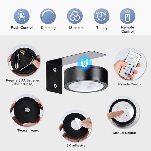 2-Pack Wireless Battery Operated Painting Light - Image 2