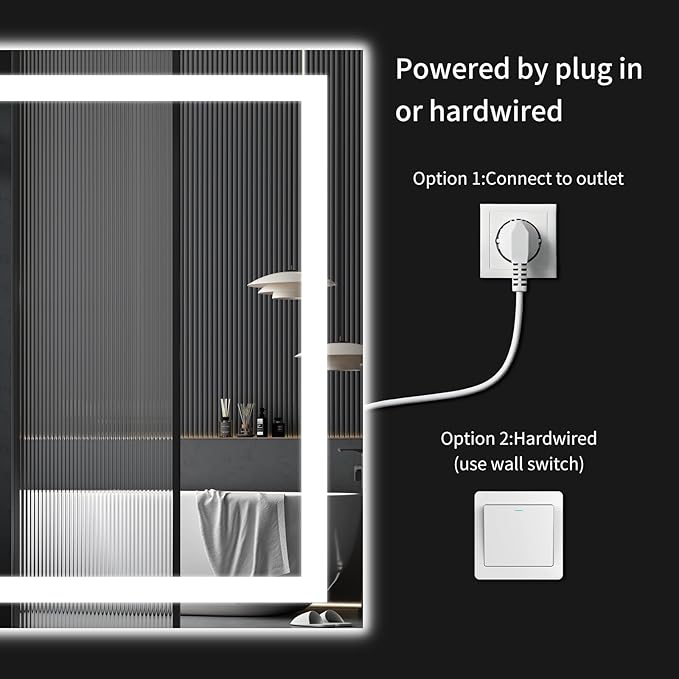 36"x48" LED Bathroom Mirror - Image 7