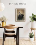 VIYYIEA Framed Wall Art for Living Room, Elegant Black Swan Canvas Prints - Image 3