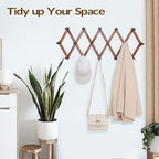 SCUNDA Hat Rack for Wall, Expandable Wall Hat Holder - Image 7