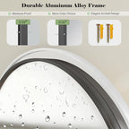57" x 20" Arched Full Length Mirror - Image 8