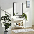 AAZZKANG Black Framed Mirror Large 26"x18" Rectangle Metal Mirrors - Image 7
