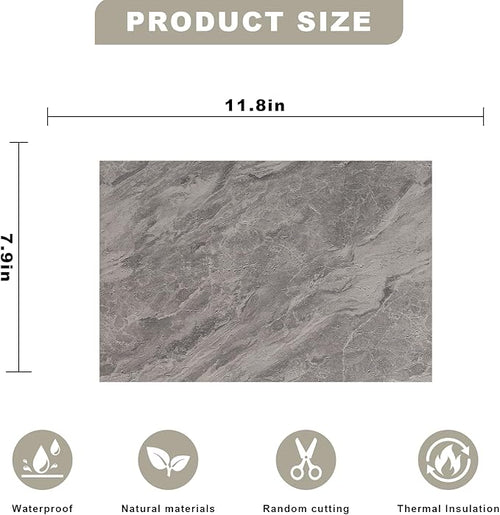 3D Wall Panels - 1PCS 7.9"x11.8" Faux Stone Wall Covering - MCM Modified Clay - Image 2
