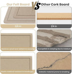 Extra Large Bulletin Board, 96 X 48 inches Cork Board - Image 6
