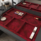YENHOME 17.7"X393" Dark Red Wallpaper Stick and Peel, Vintage Velvet Wallpaper - Image 3
